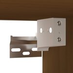 vidaXL Armoire murale Marron miel 60x30x30 cm Bois de pin massif