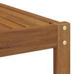 vidaXL Canapé d'extérieur extrémité Naturel 115 x 83 x 73 cm