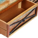 vidaXL Meuble TV 120x30x40 cm Bois de récupération massif