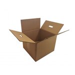 Lot de 20 cartons de déménagement double cannelure 39x39x28.5cm (x10)