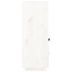 vidaXL Buffet haut Blanc 34x40x108 5 cm Bois massif de pin