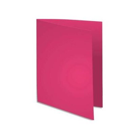 Paquet de 100 chemises Flash 220 teintes vives fuschia, format 320x240mm EXACOMPTA