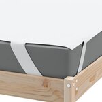 vidaXL Protège-matelas blanc 100x220 cm imperméable