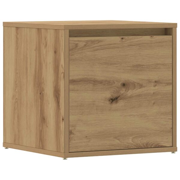vidaXL Tiroir boîte chêne artisanal 40 5x40x40 cm bois d'ingénierie