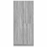 vidaXL Garde-robe Sonoma gris 80x52x180 cm Bois d'ingénierie