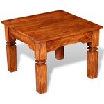vidaXL Table basse Bois massif 60x60x45 cm