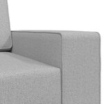vidaXL Canapé-lit Gris nuage 245 x 78 x 77 cm tissu