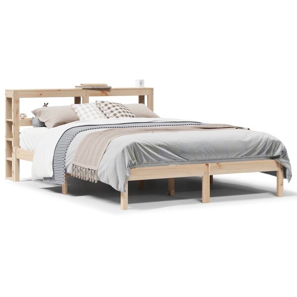 vidaXL Cadre de lit sans matelas 120x190 cm bois de pin massif