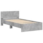 vidaXL Cadre de lit sans matelas avec lumières LED 100x200 cm
