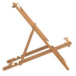 vidaXL Chaise de terrasse Teck 56x105x96 cm Couleur crème