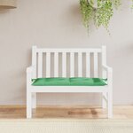 vidaXL Coussin de banc de jardin vert 110x50x7 cm tissu oxford