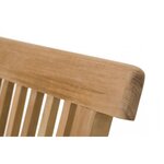Le Leti Mix: Salon de jardin teck 6/8 pers. 4 chaises 2 fauteuils + table ovale