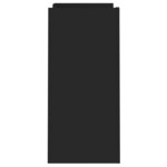 vidaXL Buffet noir 73 5x35x75 cm bois d'ingénierie