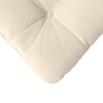 vidaXL Coussins de siège 4 Pièces Beige 40 x 40 cm Tissu en microfibre