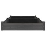 vidaXL Lit surélevé de jardin doublure 240x120x25 cm bois massif sapin