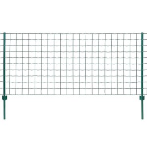 vidaXL Clôture Euro Acier 20x1 m Vert