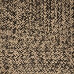 vidaXL Tapis de surface Rectangulaire Naturel et Noir 80 x 200 cm Jute