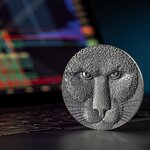 PUMA Binary World 1 Once Argent Monnaie 1000 Satoshi United Crypto States 2025