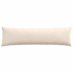 vidaXL Coussins de canapé 2 Pièces Beige 145 x 40 cm tissu