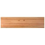 vidaXL Dessus de bureau marron clair bois chêne massif rectangulaire