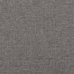 vidaXL Canapé 2 places et oreillers et coussins Gris foncé 140cm Tissu
