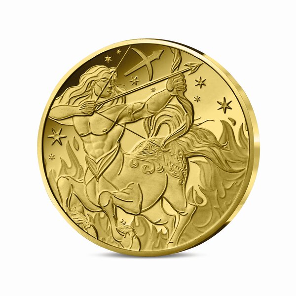 Signes astros - Sagittaire Monnaie de 5€ 1/2g or