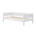 Flexa WHITE Banquette-lit 90 x 200 cm avec dossier Blanc