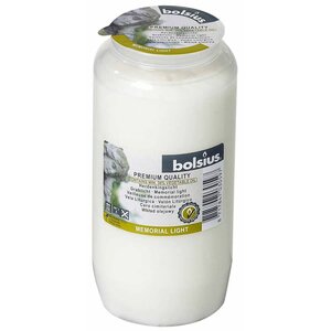 Bolsius veilleuse commémorative 12 pcs compo transparent 103620710300