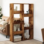 vidaXL Cloison de séparation vieux bois 100x33x155 5cm bois ingénierie