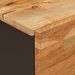 vidaXL Cabinet de chevet Marron 40 x 33 x 46 cm Bois de mangue massif