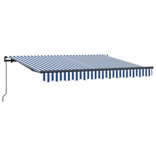 vidaXL Auvent Rétractable Bleu 300 x 200 cm tissu