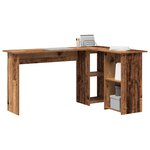 vidaXL Bureau Bois Ancien 142 x 102 x 73 cm Bois d'ingénierie