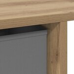 vidaXL Bureau Chêne artisanal Bois d'ingénierie 100 x 40 x 75 cm
