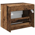 vidaXL Cabinet de Salle de Bain Mural Bois ancien 59 x 44 5 x 50 cm