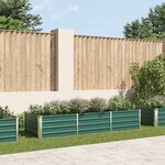 vidaXL Lit surélevé de jardin Acier galvanisé 240x80x45 cm Vert