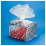 Sachet plastique à soufflets transparent 12 microns 60x130x40 cm (lot de 500)