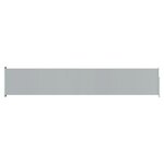 vidaXL Auvent latéral rétractable de patio 117x600 cm Gris