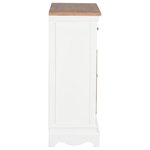 vidaXL Buffet Blanc 60x30x80 cm Bois massif