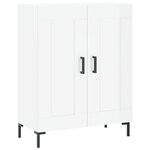 vidaXL Buffet Blanc brillant 69 5x34x90 cm Bois d'ingénierie