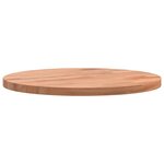 vidaXL Dessus de table Ø30x1 5 cm rond bois massif de hêtre