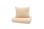 YappyMuslin - Parure de lit 150x200 cm et 50x60 cm - Beige