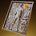 Pièce de monnaie en Argent 5 Tala g 62.2 (2 oz) Millésime 2025 COWBOY (PRÉCOMMANDE)