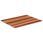 vidaXL Dessus de table bois massif d'acacia 15-16 mm 70x90 cm