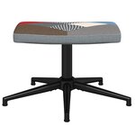 vidaXL Chaise de relaxation avec repose-pied Patchwork Tissu