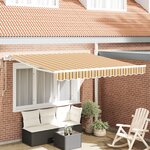 vidaXL Auvent Rétractable 300 x 250 cm Multicolore