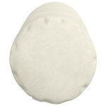 vidaXL Coussins d'accent 2 Pièces Crème Ø 25 x 70 cm