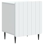 vidaXL Cabinet de chevet 2 Pièces Blanc 43 x 34 5 x 52 cm