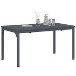 vidaXL Table de patio Anthracite 180 x 80 x 74 cm