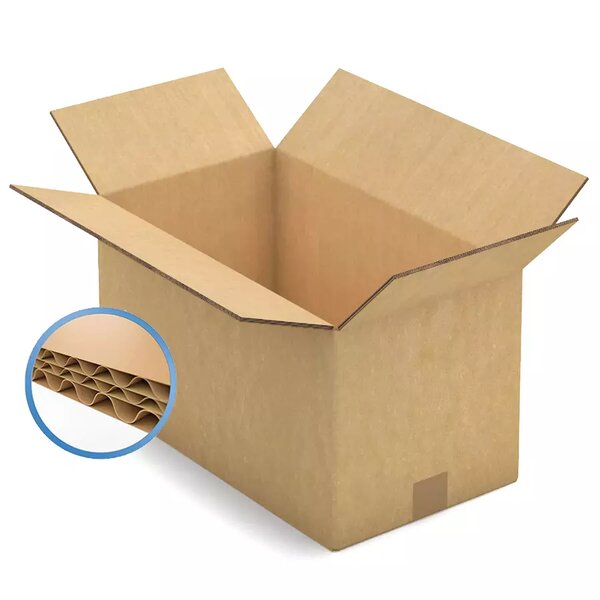 Caisses carton – (20) Triple cannelure brun 40x66x51 cm – Bulteau Systems