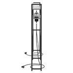 vidaXL Tête de lit de rangement Gris sonoma 150 cm Bois d'ingénierie